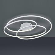 LED-taklampe Gale, 80 cm, matt hvit