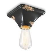 Taklampe C135 svart