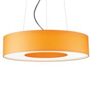 LED-pendellampe Donut, dimbar 34 W, oransje