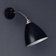 GUBI Bestlite BL7 vegglampe, krom/svart