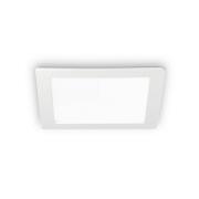 Innfelt LED-taklampe Groove firkantet 11,8x11,8 cm