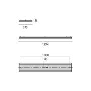 Taklampe SL630AB DALI+Touch 157 cm hvit 4 000 K