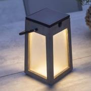 Tecka LED-solcellelykt, bærbar, Duratek 25 cm