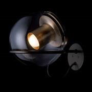 Oluce The Globe-vegglampe i glass, gull/bronse