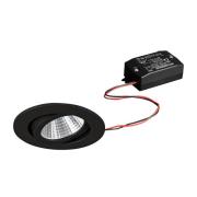 BRUMBERG LED-downlight, 38° rund svart 2 700 K