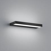 Helestra Slate LED-vegglampe, matt svart, 30 cm