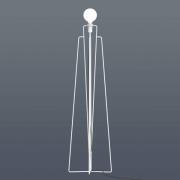 GRUPA Model M1 LED-gulvlampe hvit kabel svart