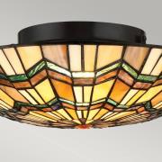 Taklampe Alcott i Tiffany-design