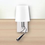 Vegglampe Asset med leselampe og USB-port