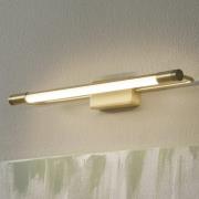 LED-vegglampe Rapallo, messing, IP44, 40 cm