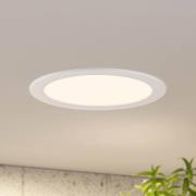 Prios LED-innbyggingslampe Cadance, hvit, 24 cm, CCT, IP44