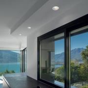 Comfort innfellingslampe, rund, matt hvit