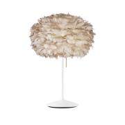 UMAGE Eos medium bordlampe lysebrun/hvit