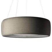 Luceplan Silenzio LED-pendellampe grå Ø 150cm