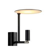 LED-vegglampe Kelly, justerbar spot svart/nikkel