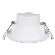Prios LED-innbyggingslampe Rida, sett med 3 stk, hvit, 10 cm, CCT, IP4...
