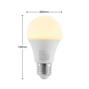 LED-pære E27 A60 9,5W 3 000 K opal 10 stk