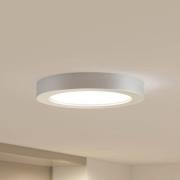 Prios LED-taklampe Edwina, sølv, 25 cm, sett med 3 stk