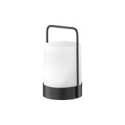 LED-solcellebordlampe Casoli batteri høyde 20cm