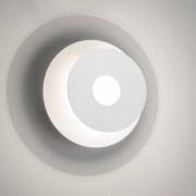 LED-vegglampe Hennes, Ø 18 cm, hvit