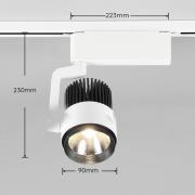 LED-spot Radiator DUOline, CCT, matt hvit