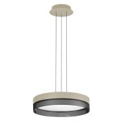 LED-hengelampe Mesh fjernkontroll sand/svart