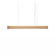 LZF I-Club Slim LED-hengelampe 120cm naturbøk