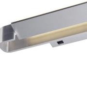 LED-vegglampe Box, dreibar, anodisert aluminium