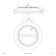 EVN Catino LED-taklampe, sensor, 40 cm