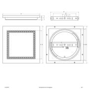 EVN ALQ LED-panel hvitt 15W 30x30cm 4 000K