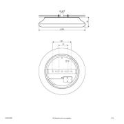 EVN Catino LED-taklampe, sensor, 30 cm