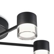 Helestra Kala LED-taklampe, svart, 11 lyskilder