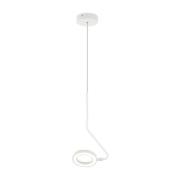 LED-pendellampe arm 22044 bevegelig matt hvit