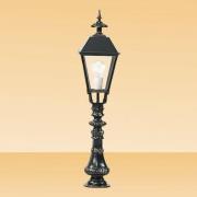 Veilampe Brighton, svart, høyde 95 cm, metall, IP44