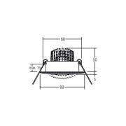 BRUMBERG BB13 innfelt dim-til-varm RC matt nikkel