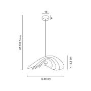 MARKET SET Selenitis hengelampe, Ø 56 cm