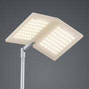 BANKAMP Book LED-gulvlampe, matt nikkel