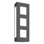 Aqua Trilo utendørs vegglampe i antrasitt