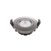 LED-takinnbyggingsspot Diled, Ø 8,5 cm, 6 W, 3000 K, krom