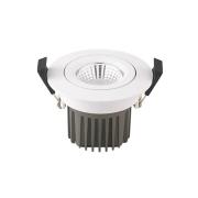 LED innfelt takspot Diled, Ø 8,5 cm, 10 W, 3000 K, hvit