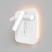 Maytoni Ios 176 LED-vegglampe, kantet, hvit