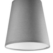 Envostar Risco taklampe 1-lys stoffskjerm grå