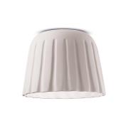 Taklampe Madame Gres keramikk høyde 29 cm, hvit