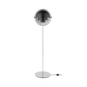 GUBI gulvlampe Multi-Lite høyde 148 cm krom/antrasitt svart