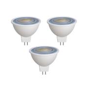 Prios LED-reflektor GU5.3 7.5W 621lm 36° hvit 827 sett med 3 stk