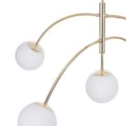 Euluna taklampe Karda, gullfarget, 5 lyskilder