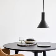FRANDSEN Hengelampe Lyss, svart, metall, Ø 18 cm, E27