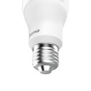 Hama Smart LED-pære, klar E27 A60 WLAN Matter 9W RGBW