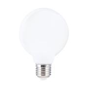 LED-globepære E27 6W G80 opal dimbar