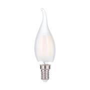 LED-mignon E14 4,5W flammeform 2 700 K matt dimbar